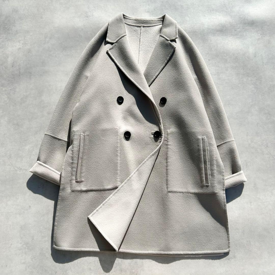 アドーア　２ＴＯＮＥリバーⅡジャケット　ベージュ　リバーコート