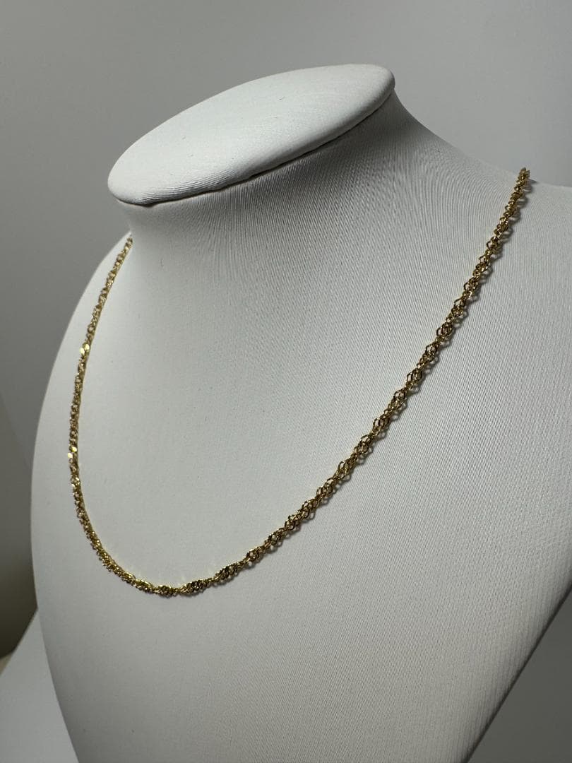 K18ゴールド リンクチェーン ネックレス2.07g