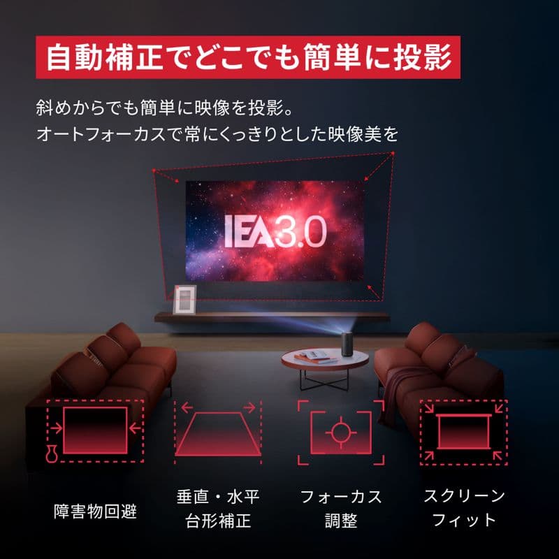 【未開封新品】Anker Nebula Capsule3 モバイルプロジェクター