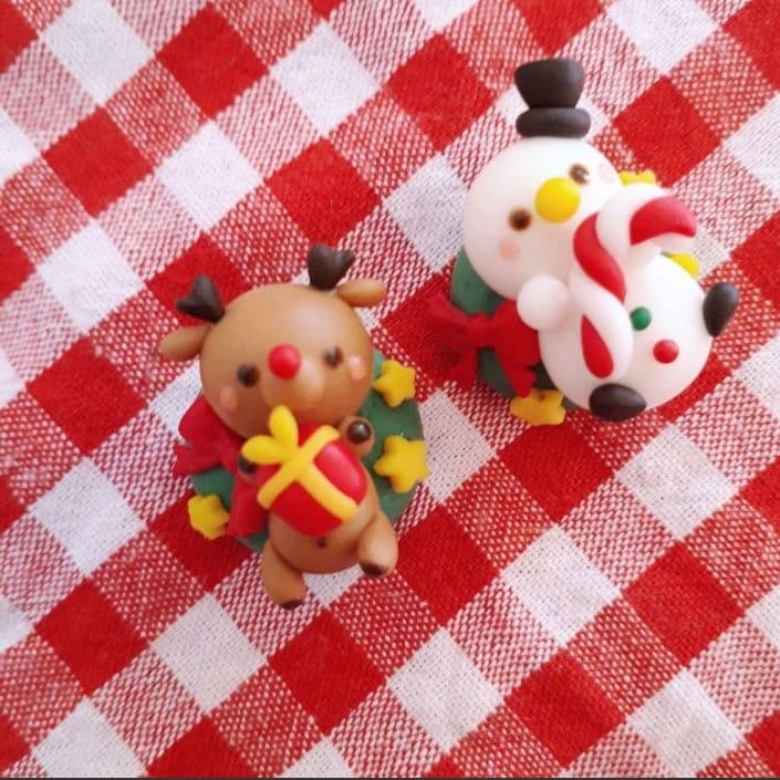 クリスマスリース☆スノーマン