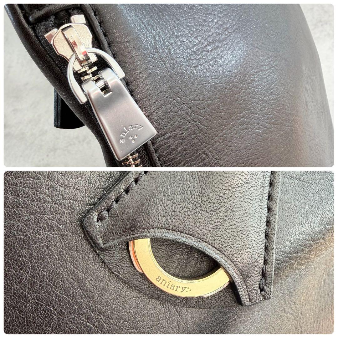 aniary アニアリ　トートバッグ　レザーバッグ　鞄