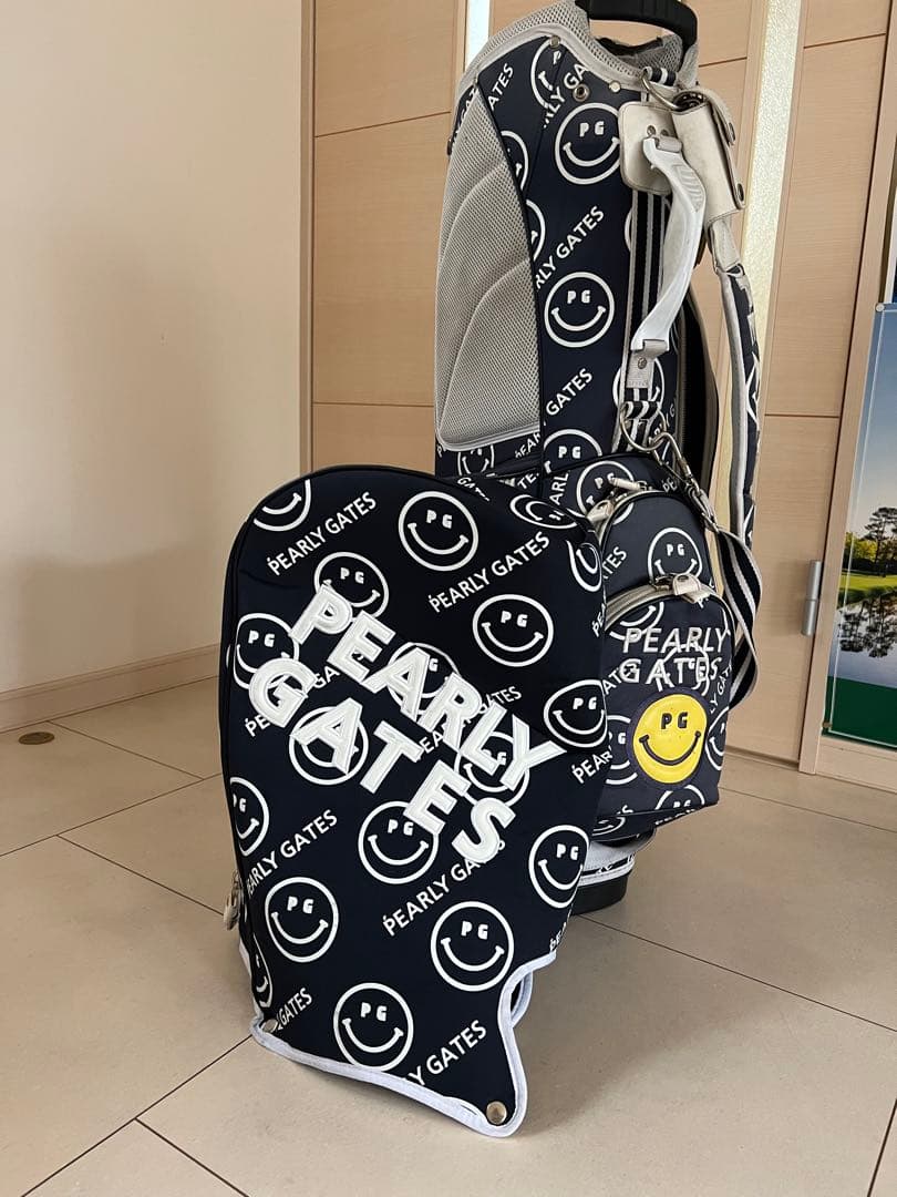 PEARLY GATES キャディバッグ スタンド式スマイル