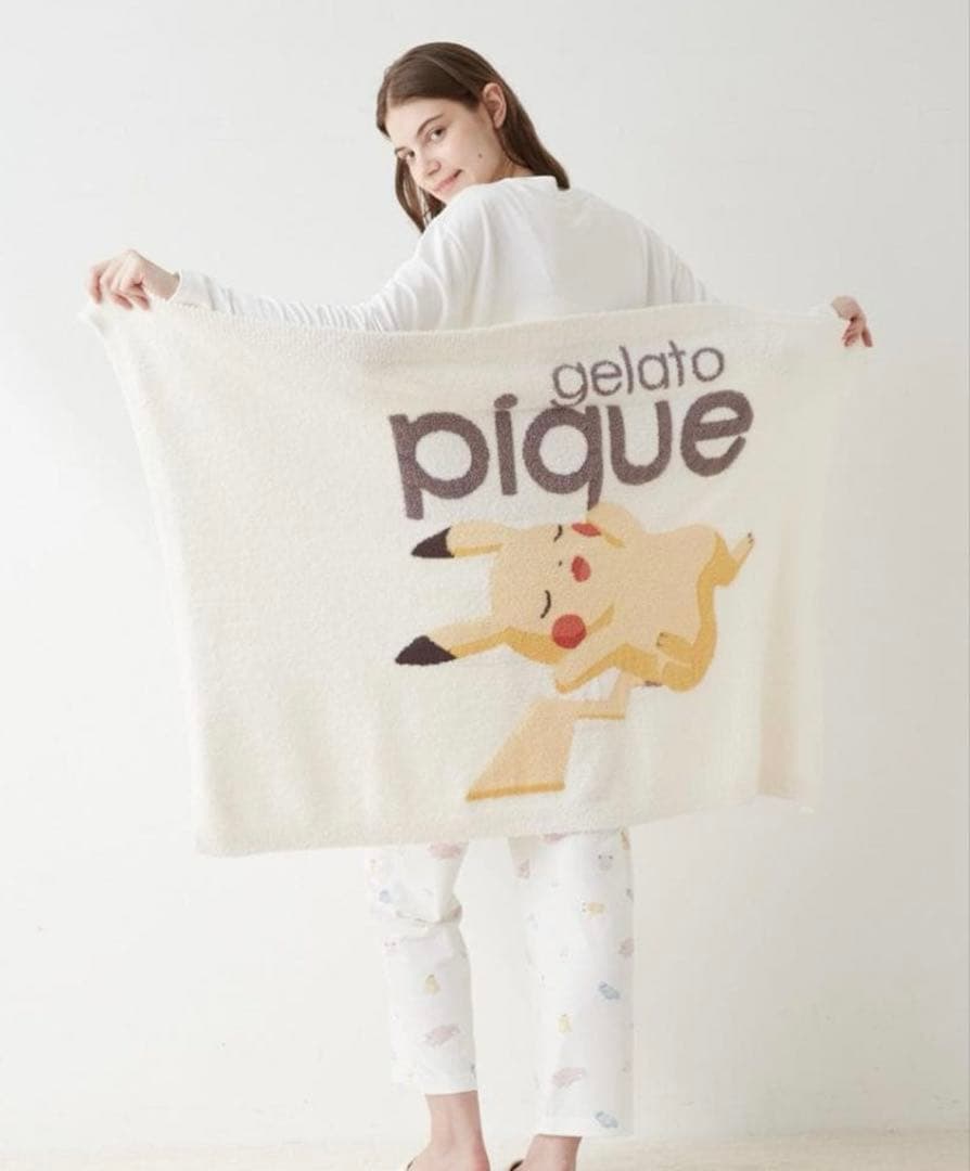【ポケモンスリープ】ベビモコジャガード ブランケット ジェラートピケ