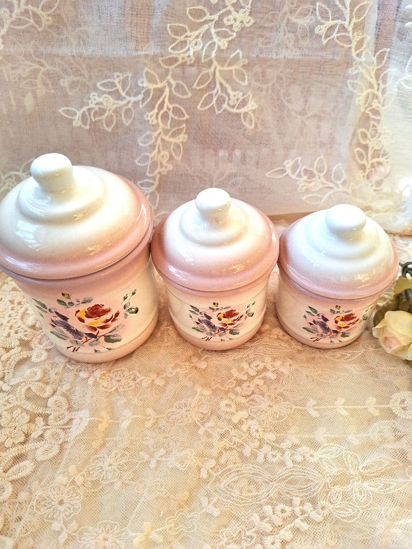 イマンプリンセスローズビードキャニスターS.M.L3個セット