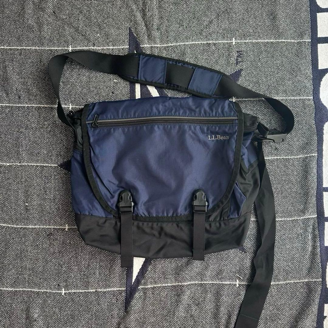バッグ 90s L.L.Bean messenger bag shoulder navy