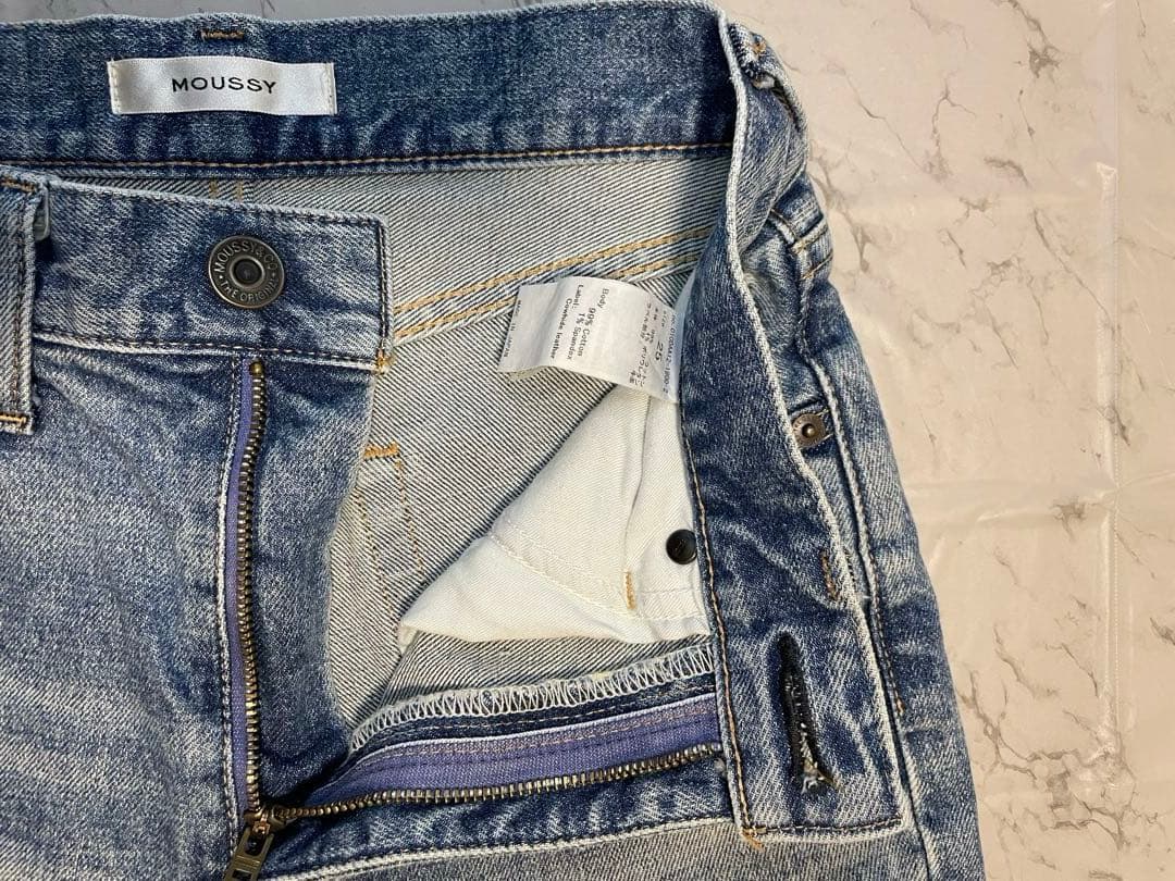 【美品】MOUSSY マウジー MVS FLARE フレアデニム 25インチ