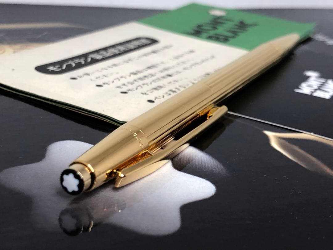 ⭐️金運を呼ぶ総金張り⭐️モンブラン⭐️ノブレスNo1947⭐️世界中で支持の高い逸品⭐️