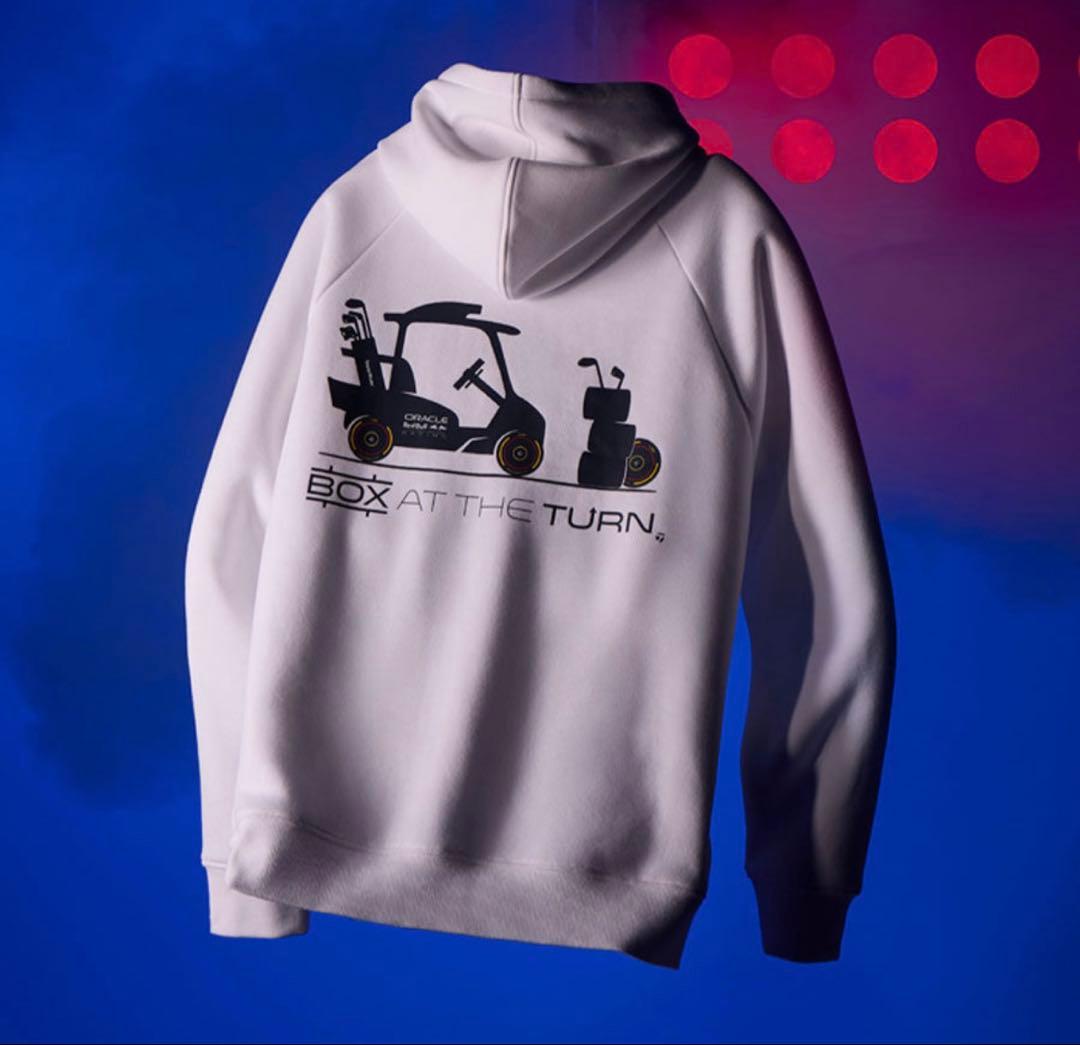 2025年　テーラーメイド レッドブル　限定コラボパーカーL ボックス フーディ