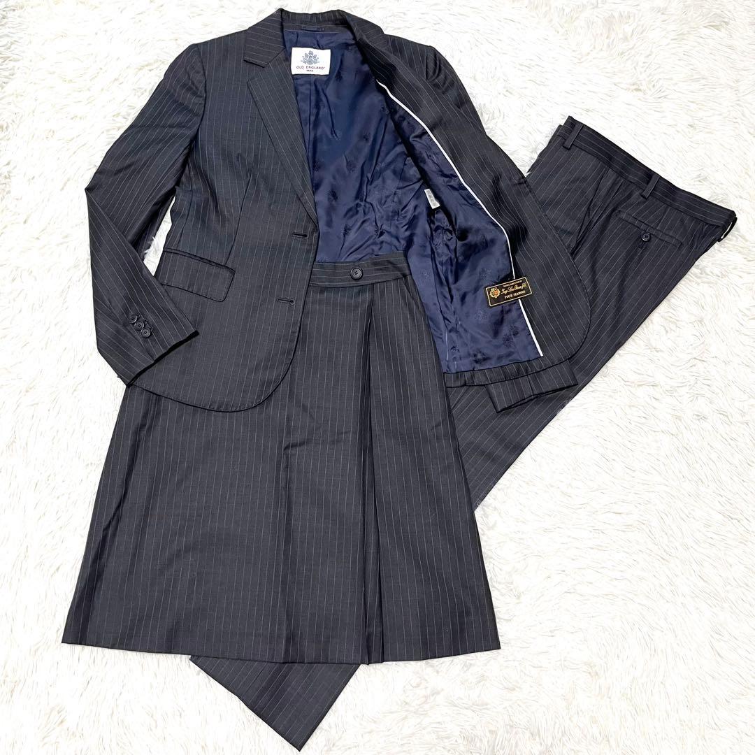 美品✨オールドイングランド ロロピアーナ スーツ ストライプ 3点セット