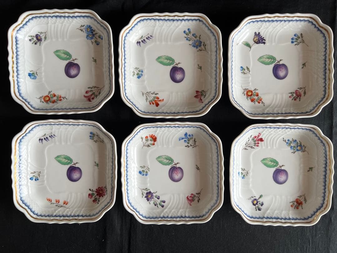 リチャードジノリ　イタリアンフルーツ　ディッシュスクエア（Ｍ）