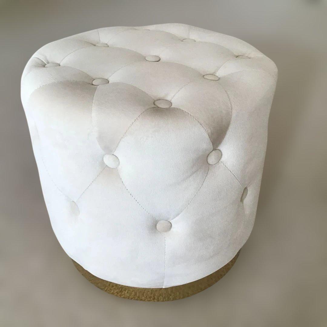 美品　ベロア　スツール