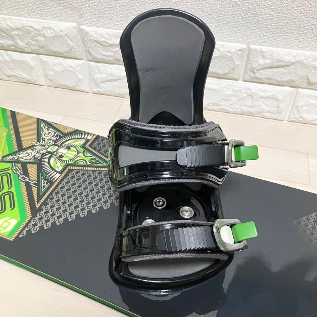 バック付/SALOMON SSIサロモン スノーボードセット155cm/バインM