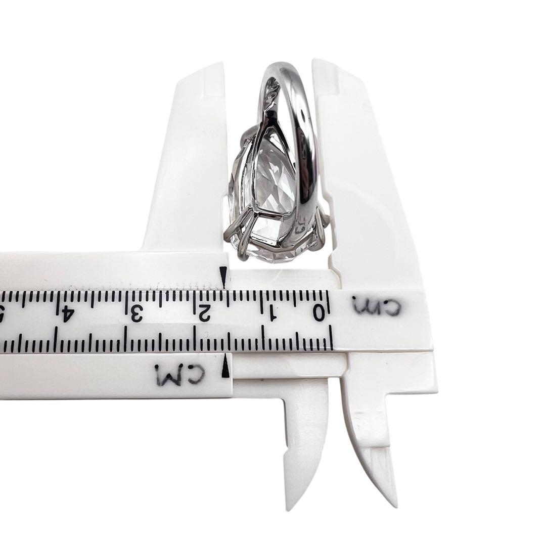 超美品✨スワロフスキー　クリスタル　ラージストーン　リング　指輪