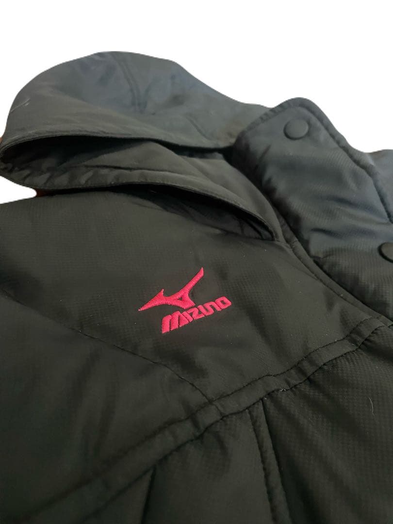 美品 Mizuno フード付ベンチコート Lサイズ