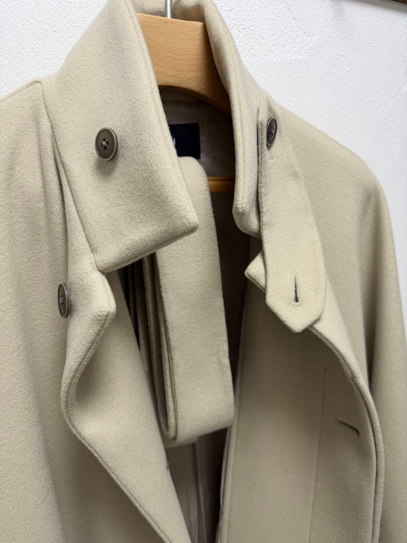 ソージュ　ユニセックス　スーパー140メルトンバルマカーンコート