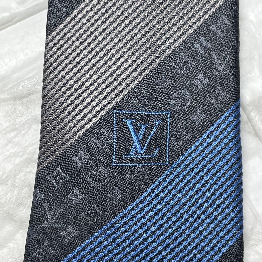 現行タグ　ルイヴィトン　LOUIS VUITTON ネクタイ　モノグラム