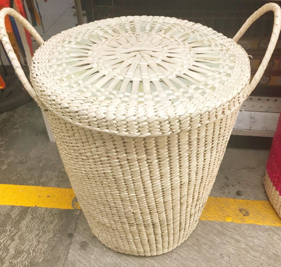 メキシコ バスケット わら製