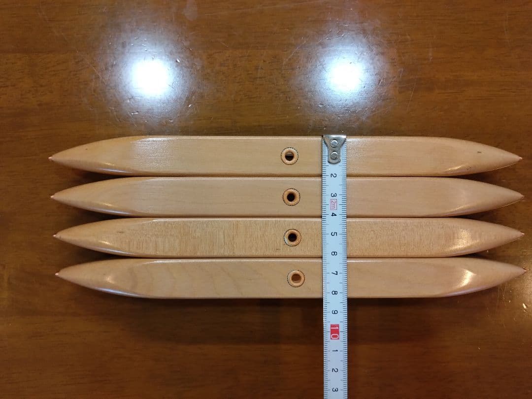 手織り杼（シャットル）4本