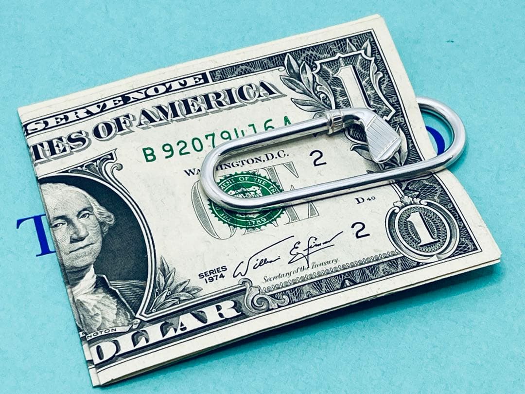 c842 ティファニー　ゴルフクラブ　マネークリップ　シルバー　925