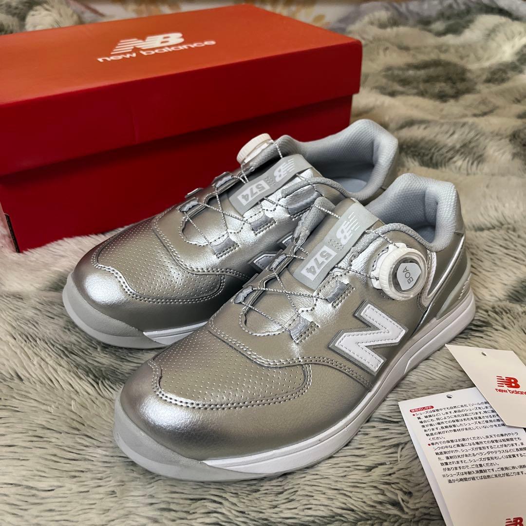 ニューバランスゴルフレディースシューズ24.5センチ