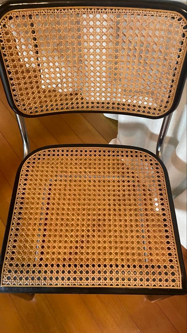 リプロダクト マルセルブロイヤー チェスカチェア バウハウス ラタン スチール