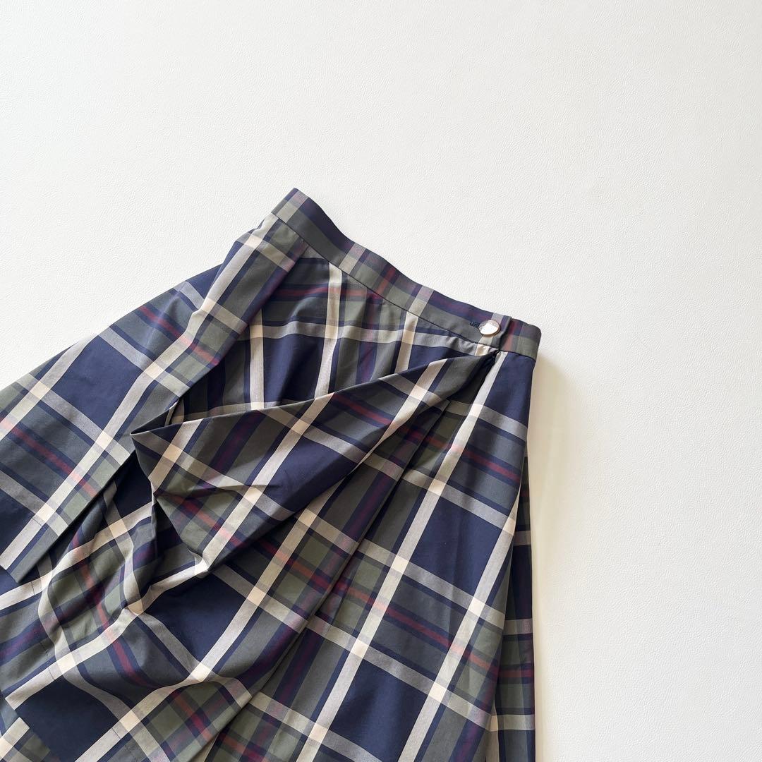 ▼美品✨ヴィヴィアンウエストウッド【1】変形スカート タータンチェック オーブ