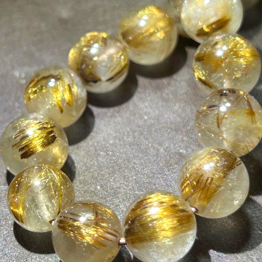 ☆ちゅら様キャッツアイ　タイガー タイチン　ルチル ブレス　福徳弁天宝珠⑤！勝運