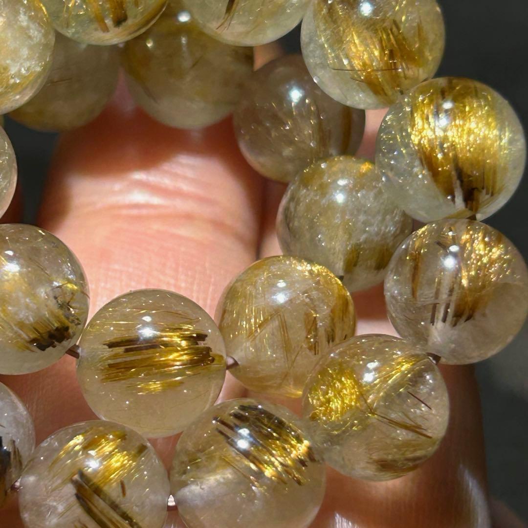 ☆ちゅら様キャッツアイ　タイガー タイチン　ルチル ブレス　福徳弁天宝珠⑤！勝運