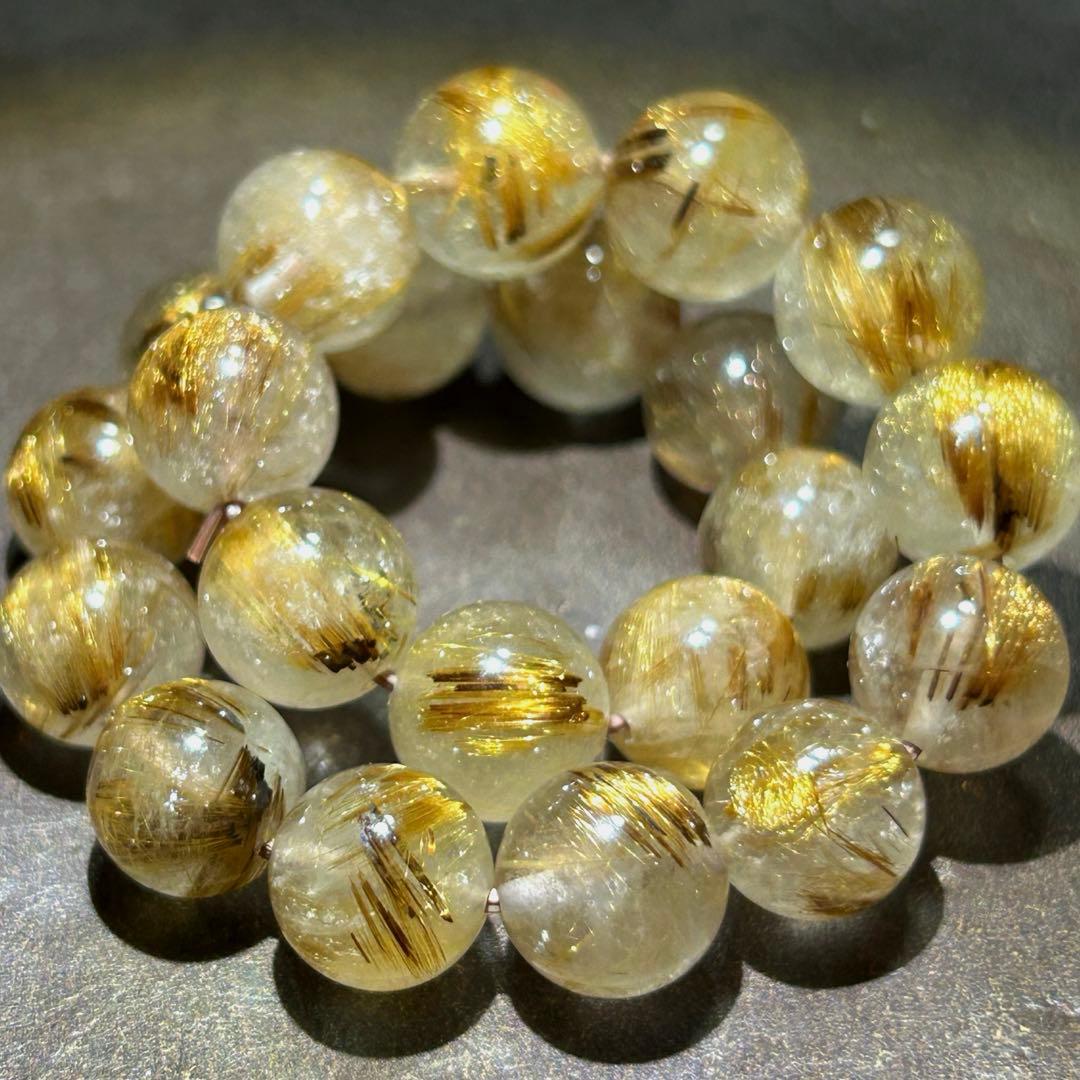 ☆ちゅら様キャッツアイ　タイガー タイチン　ルチル ブレス　福徳弁天宝珠⑤！勝運