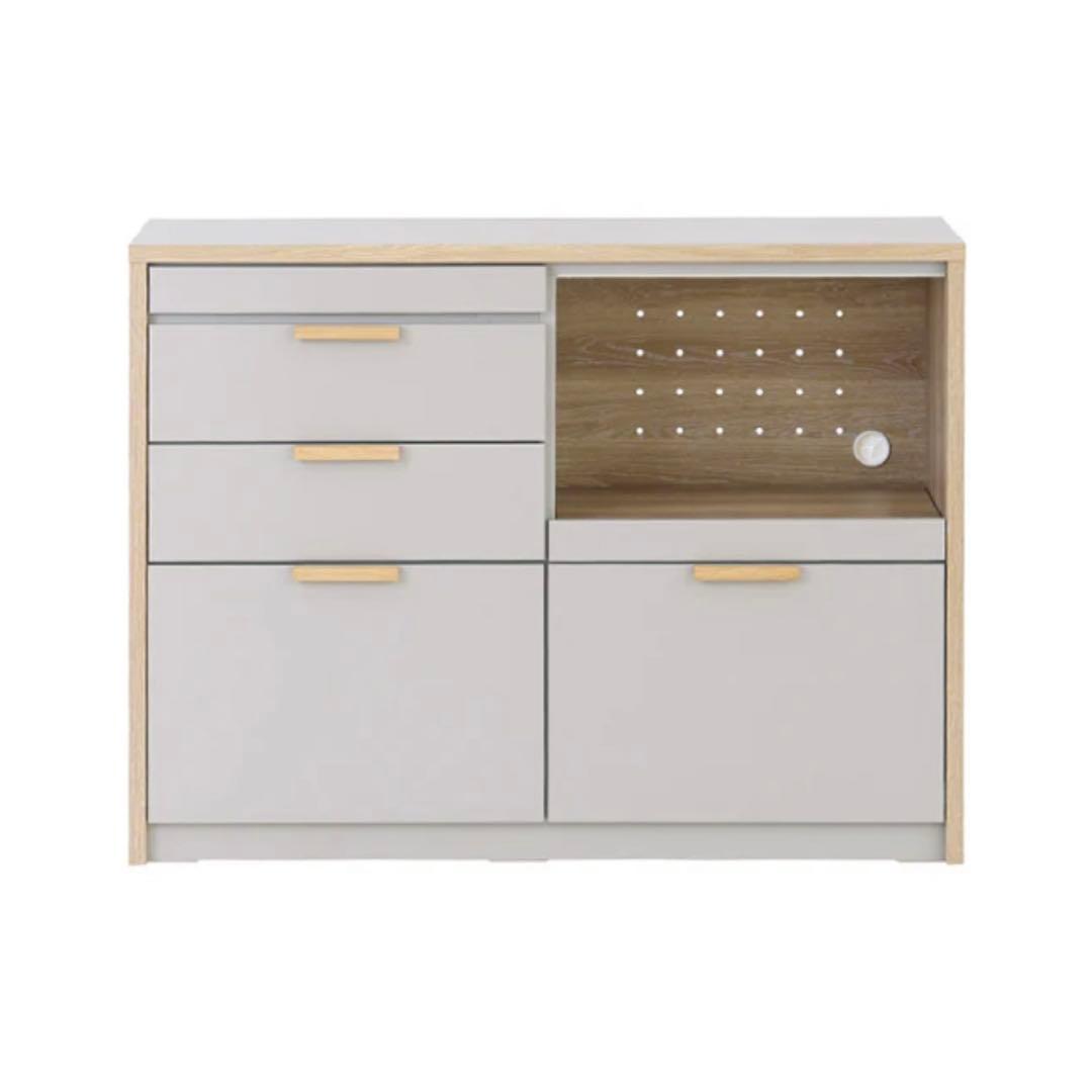 【 すみれ 】関家具 キッチン ホワイト （119×90）