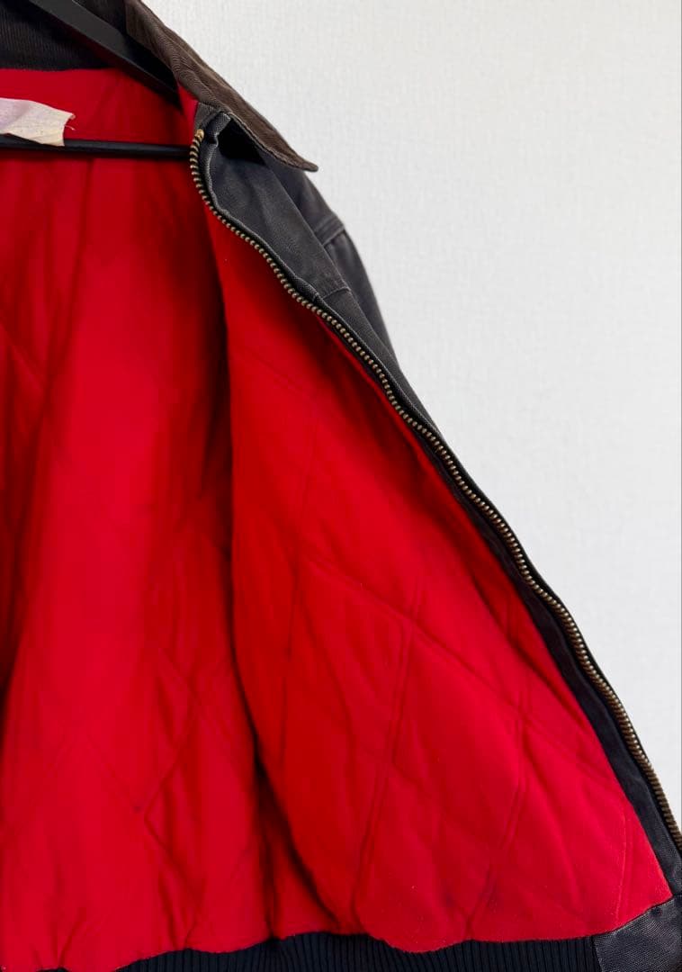 超超スペシャル 80s カーハート サンタフェジャケット XL ブラック 黒