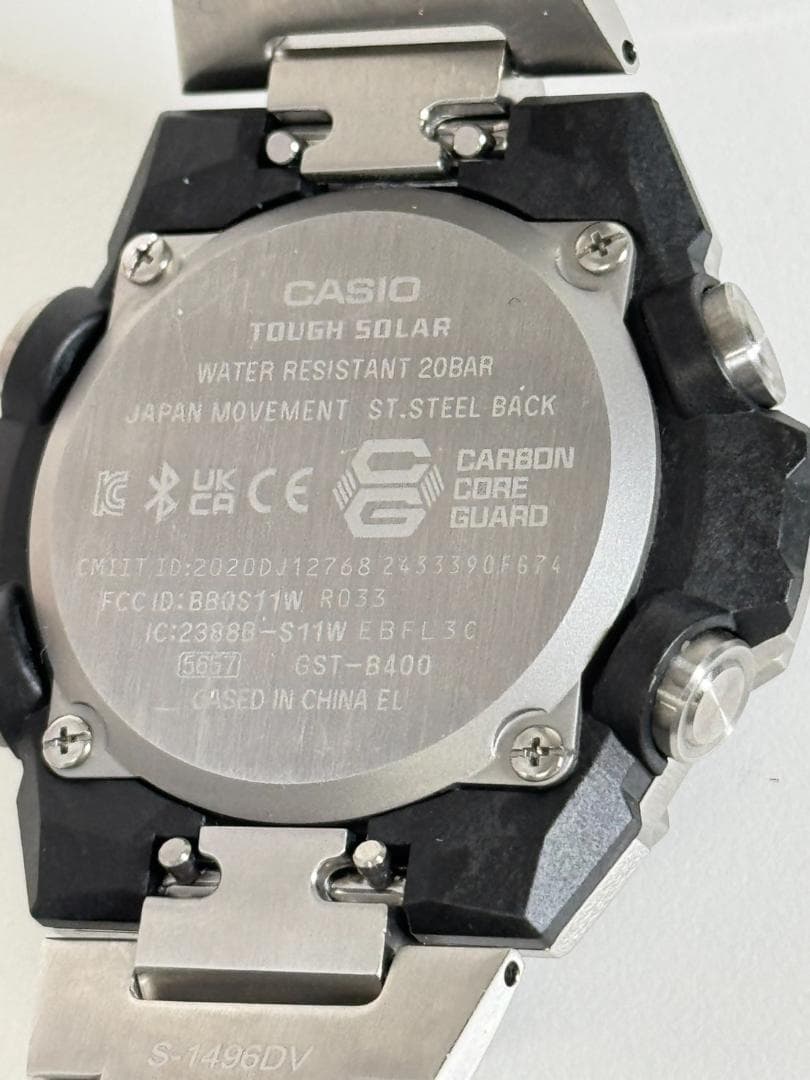 【極美品】CASIO G-SHOCK GST-B400D-1AJF