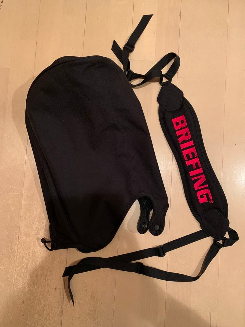 BRIEFING スタンド付きゴルフバッグ ブラック