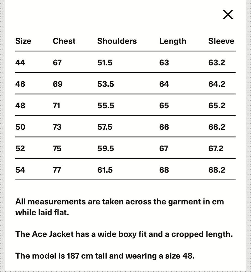 ナメクジ様(専用) our legacy ace jacket サイズ：44