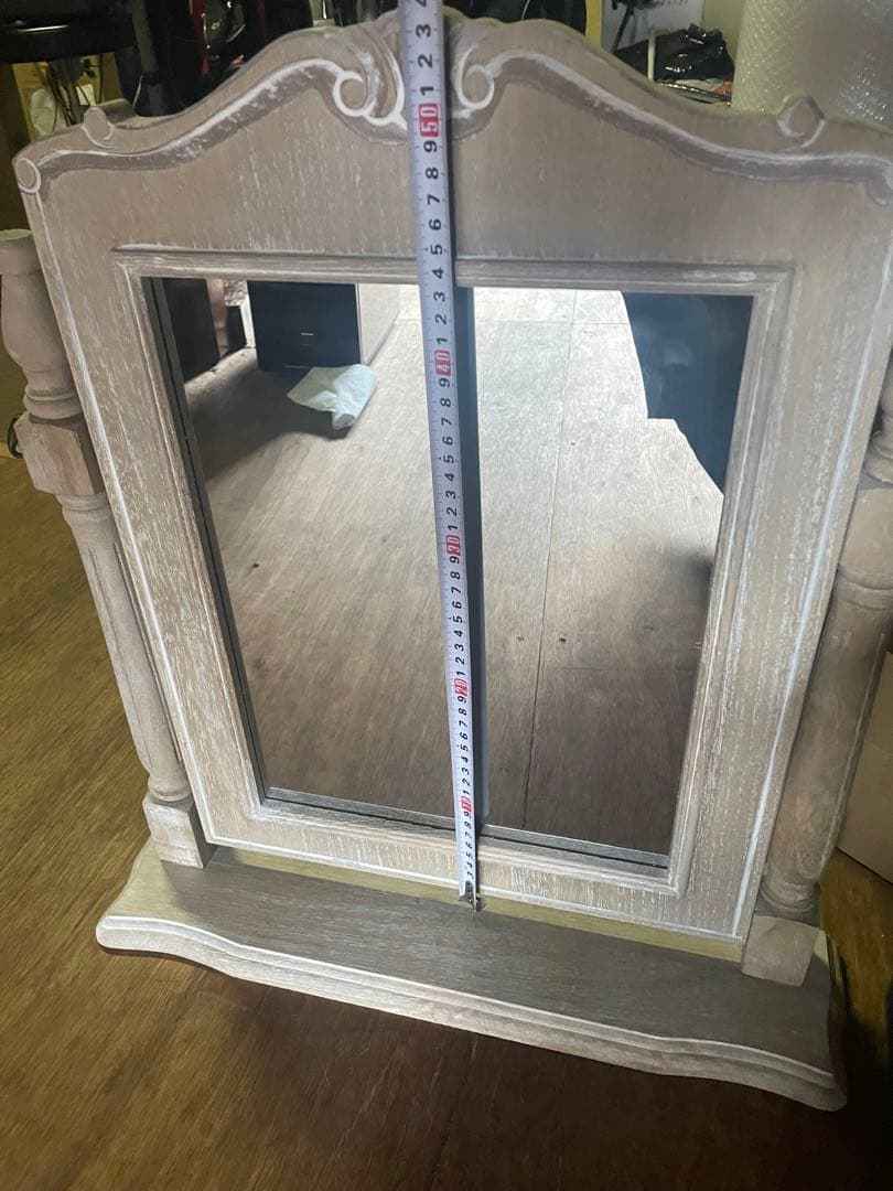 鏡　ヨーロッパ風　美容院　大型置き型鏡