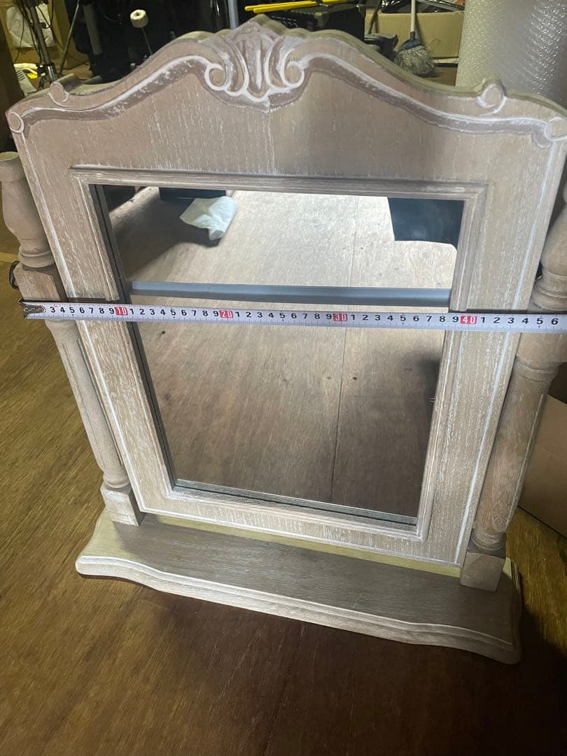 鏡　ヨーロッパ風　美容院　大型置き型鏡