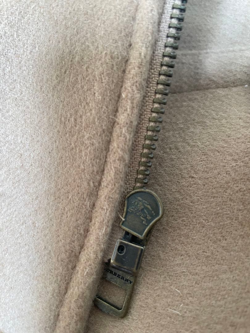 バーバリー　ダッフルコート　リアルファー　インポート