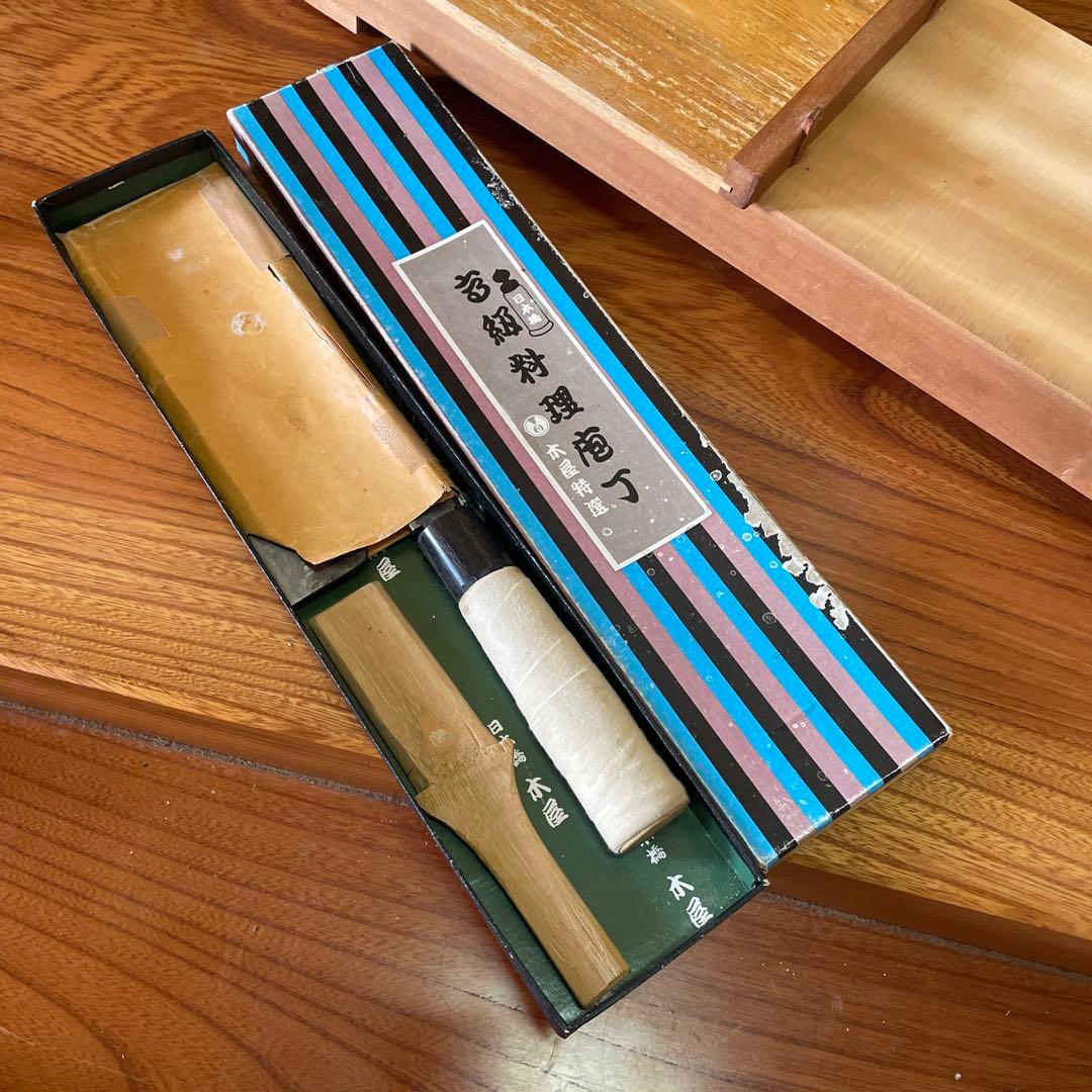 【手打蕎麦道具】そば・麺切り包丁とまな板・こま板などのセット【中古品】