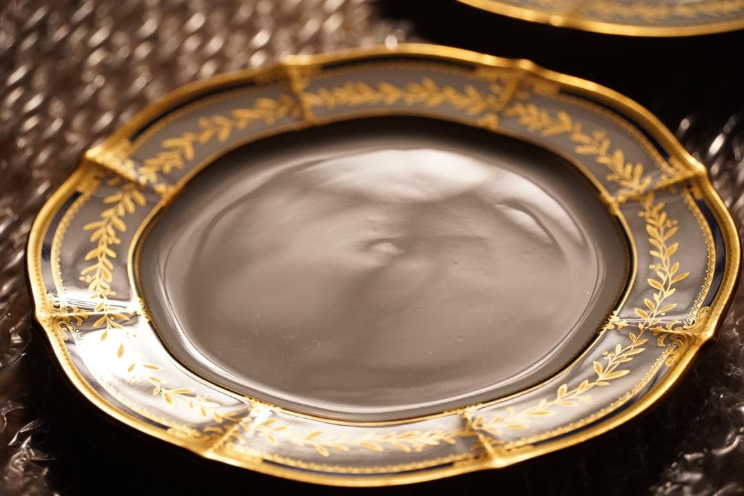 ダイヤモンドコレクション「マジェスティブルー」約18センチ皿６枚 by ノリタケ