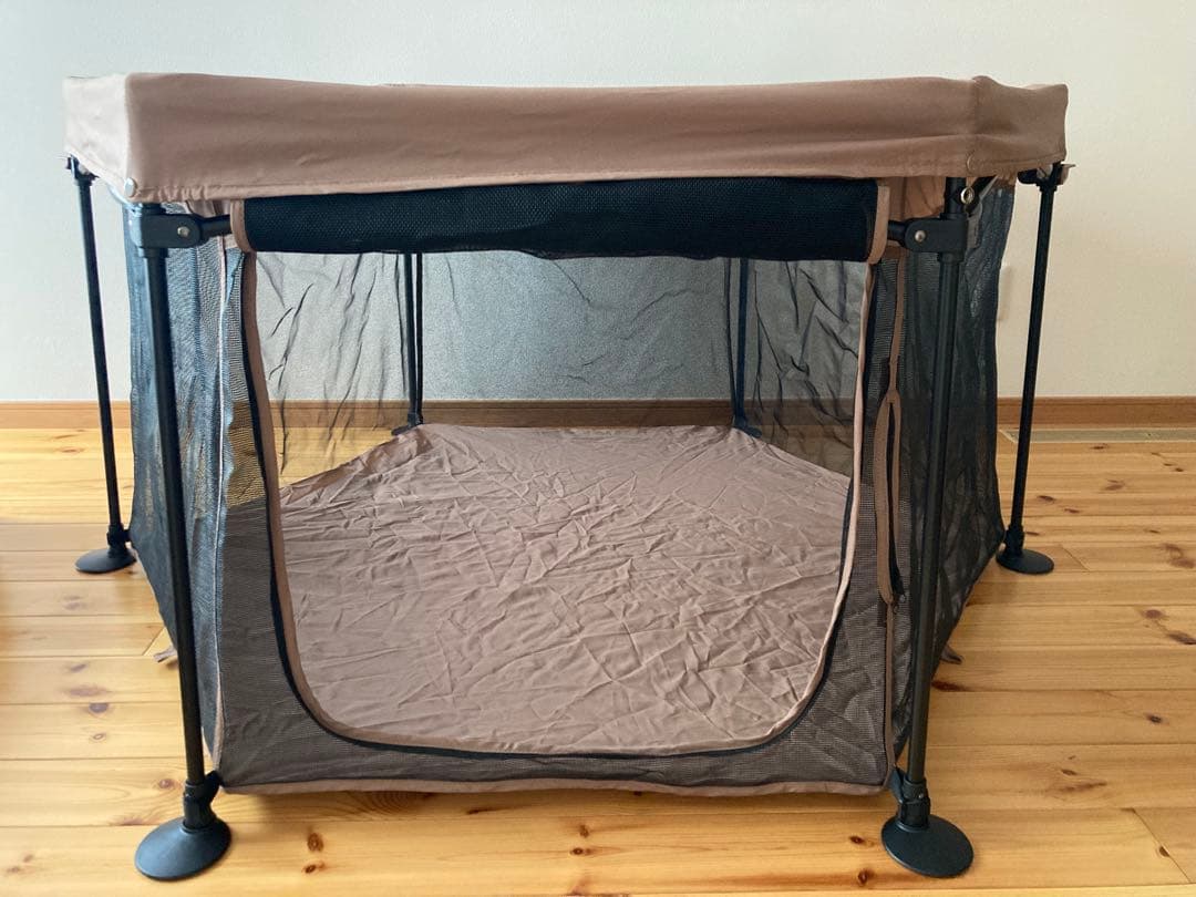 PET SELECT たためて洗えるペットサークル L ブラウン