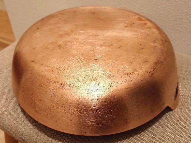 純銅製 業務用 天ぷら鍋 30cm 2mm厚 送料込み