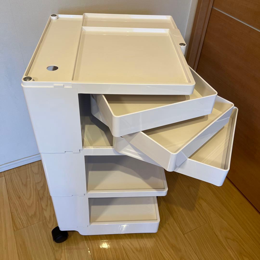 【B-LINE正規品】ボビーワゴン 3段 3トレイ　ホワイト