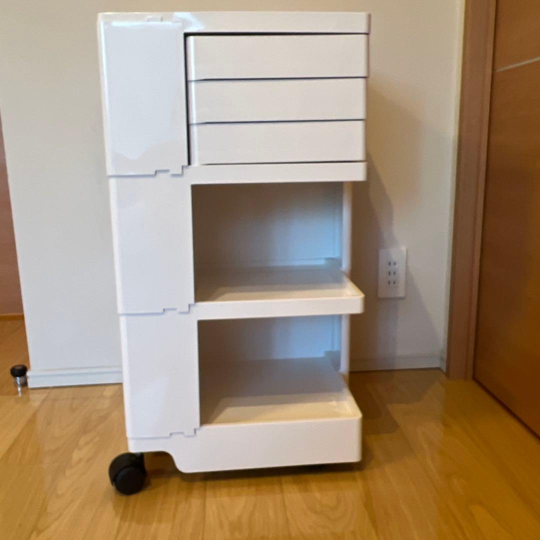 【B-LINE正規品】ボビーワゴン 3段 3トレイ　ホワイト