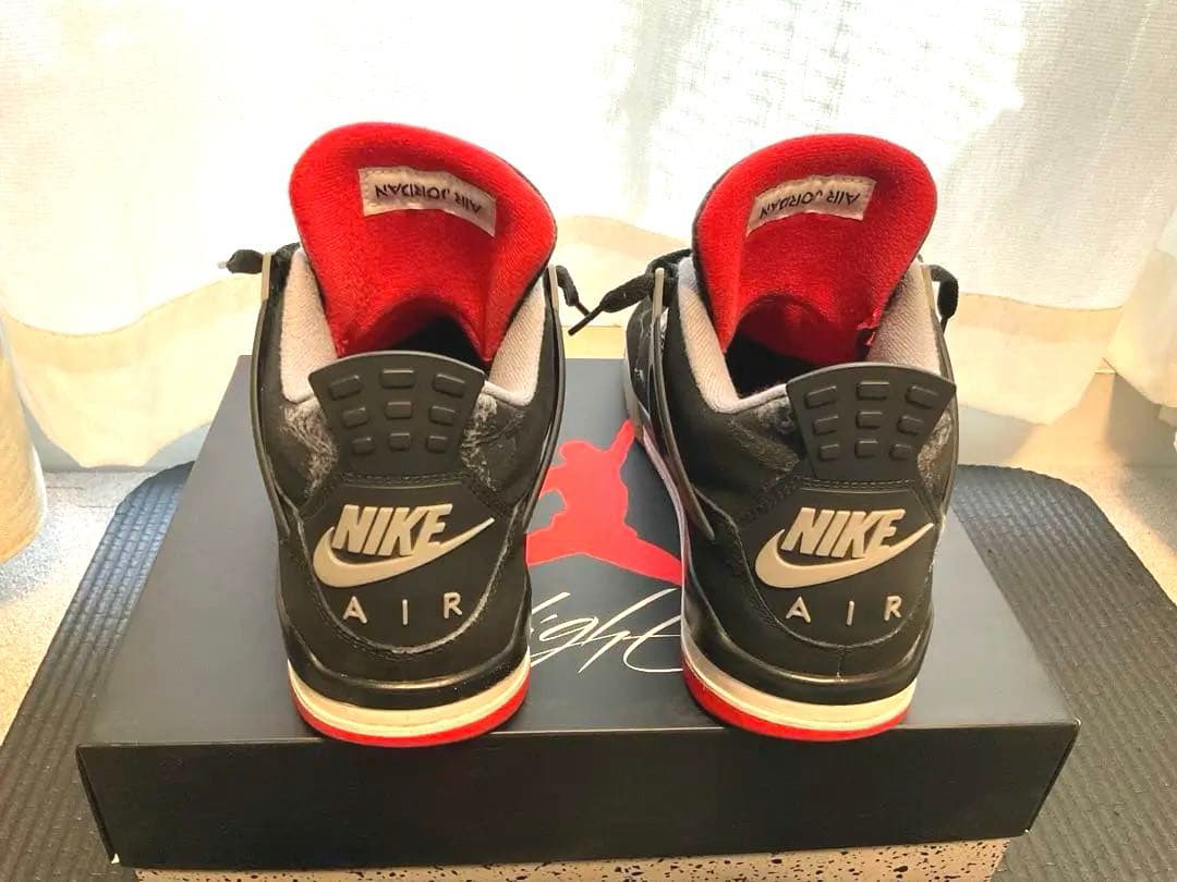 靴 NIKE AIR JORDAN 4 RETRO BRED 308497-060