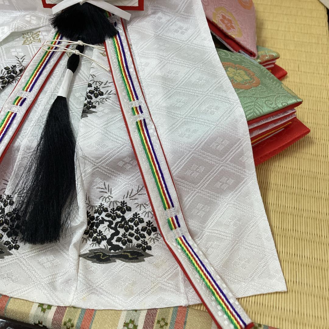 D4 三五親王のみ　可愛い色合いの衣裳　ピンク衣裳　ひな人形　雛飾り