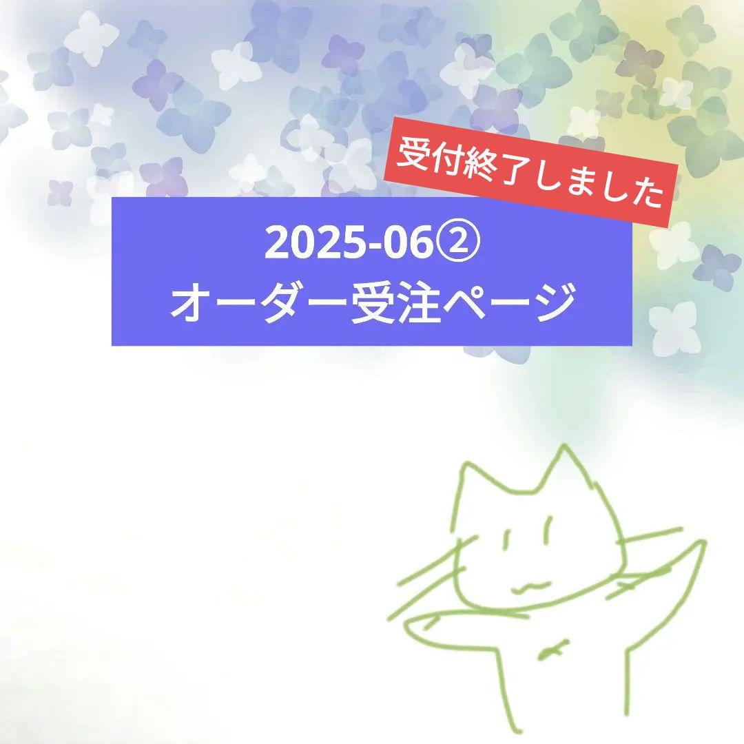 ハンドメイド　レジン　ヘアゴム【2025-06　オーダーメイド】