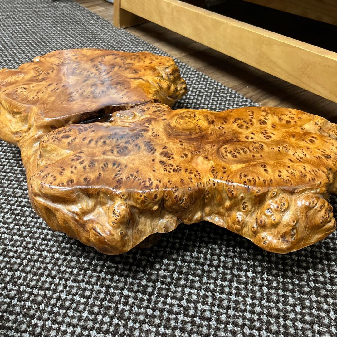 自然形状が素敵な　瘤テーブル　花台　置物用台