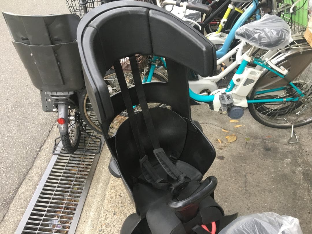 地域限定送料無料　ギュットミニ　16AH　三人乗り　ピンク系　神戸市　電動自転車