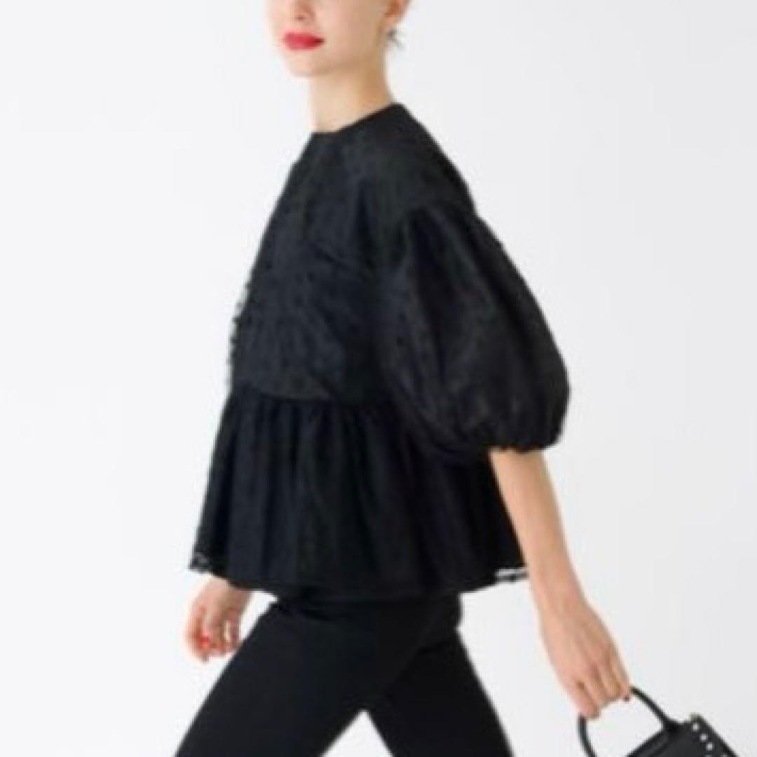 ツルバイマリコオイカワ★ pas de chat ドット柄　オーガンジー