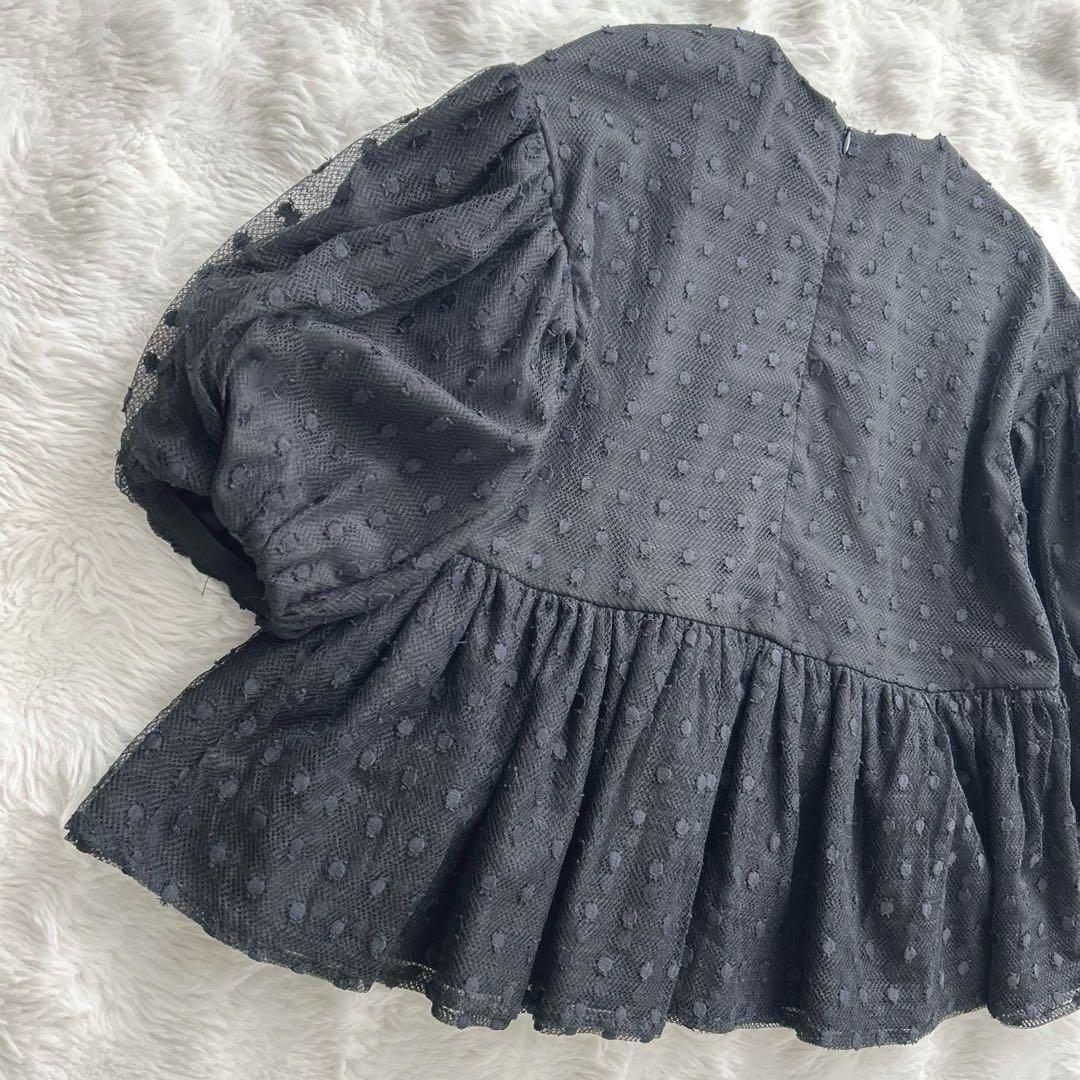 ツルバイマリコオイカワ★ pas de chat ドット柄　オーガンジー